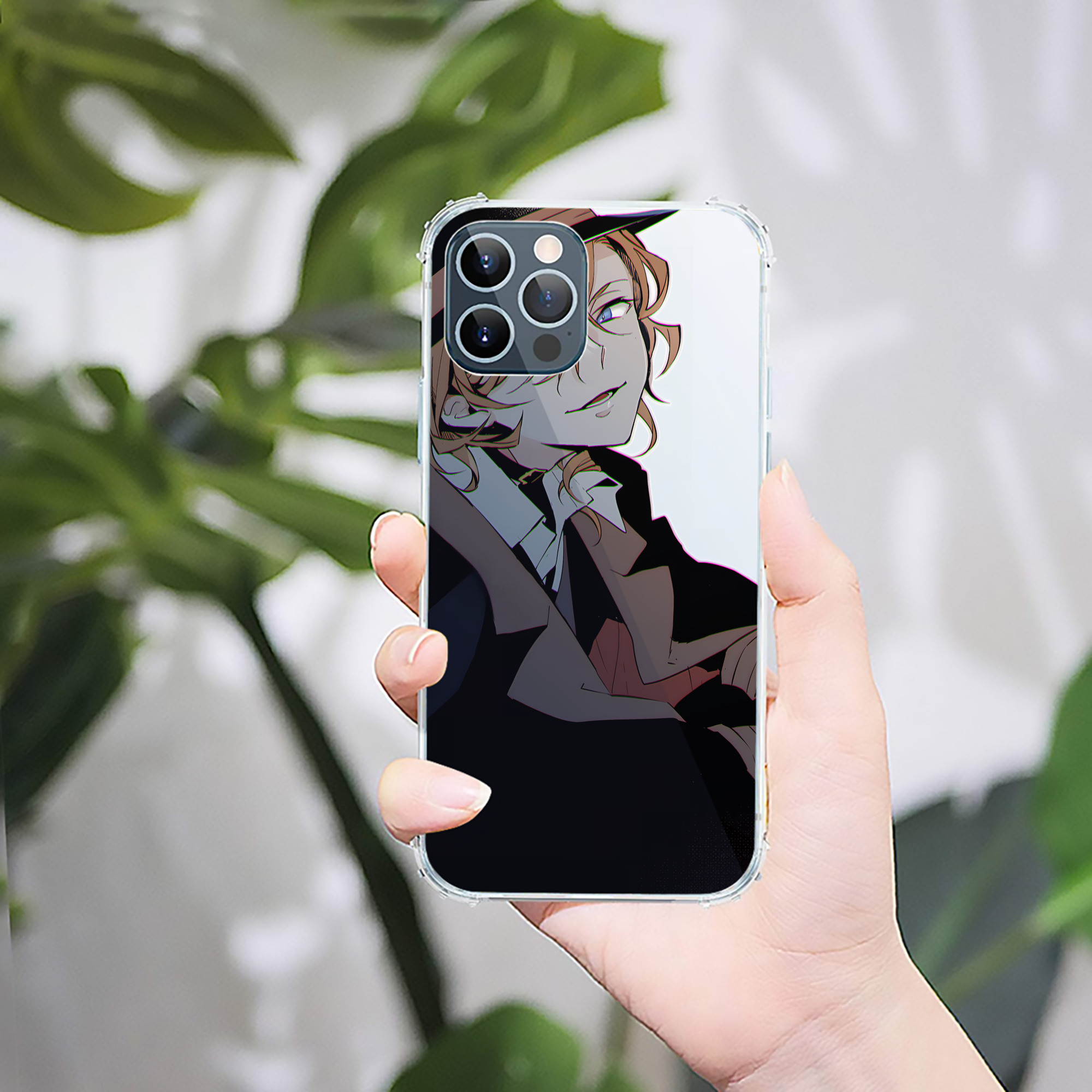 （画像用） 文豪ストレイドッグス Bungo Stray Dogs 【iPhone 12シリーズ対応】透明スマホケース（クリアソフトケース）